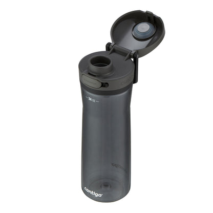 Contigo Jackson 2.0 Tritan Water Bottle with Leak-Proof AUTOPOP Locking Lid, BPA-Free Plastic, Dishwasher Safe, Licorice, 24 oz (709 mL) 🍁 All In One Marketplace Canada