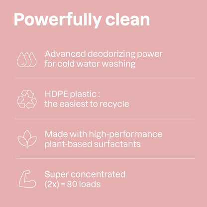 ATTITUDE Baby Laundry Detergent Refill, Unscented HE Compatible Liquid, Extra Gentle, Concentrated, EWG Verified, Dermatologist Tested, Vegan, 80 Loads, 2 Liters 🍁 All In One Marketplace Canada