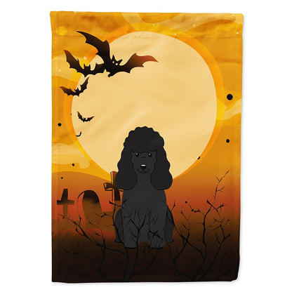 Caroline's Treasures BB4337CHF Halloween Poodle Black Flag Canvas House Size, Large, Multicolor