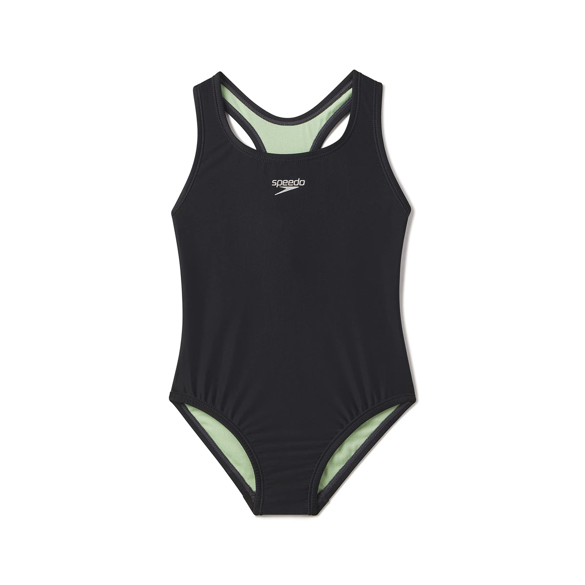 Speedo Girl's Closed Racerback One Piece Swimsuit - Anthracite, Size 10 🍁 All In One Marketplace Canada