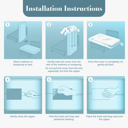Utopia Bedding Zippered Mattress Encasement Full/Double - 100% Waterproof and Bed Bug Proof Mattress Protector - Absorbent, Six-Sided Mattress Cover 🍁 All In One Marketplace Canada