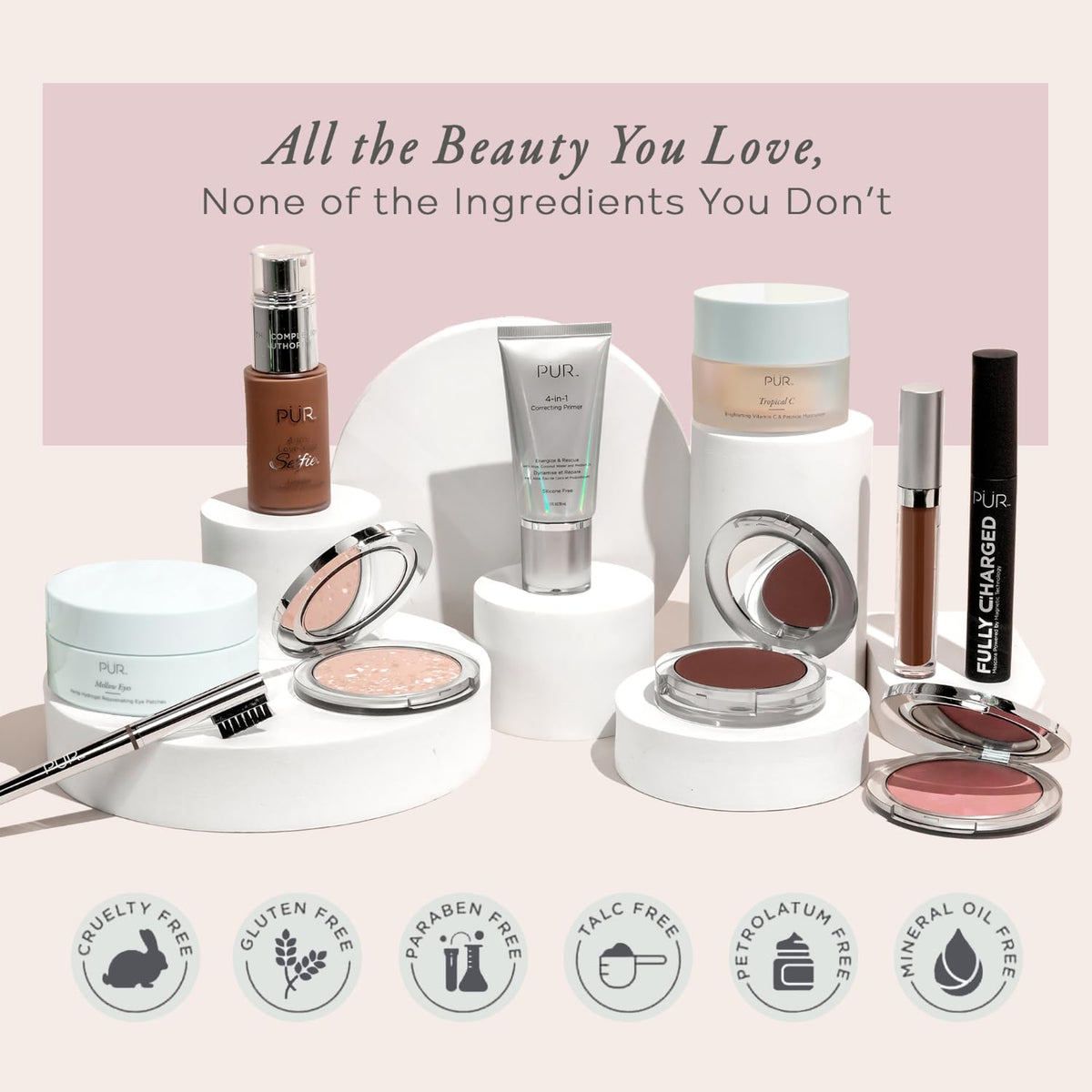 PÜR 4-in-1 Pressed Mineral Makeup with Skincare Ingredients in Linen, 0.8 Pound 🍁 All In One Marketplace Canada