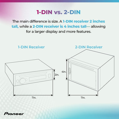 Pioneer MVH-S230BT 1-Din Digital Media Receiver – Bluetooth, USB, 50W x 4 Output, AM/FM Radio, iPhone/Android Compatible, Front/SW (Mono) Selectable RCA Output 🍁 All In One Marketplace Canada