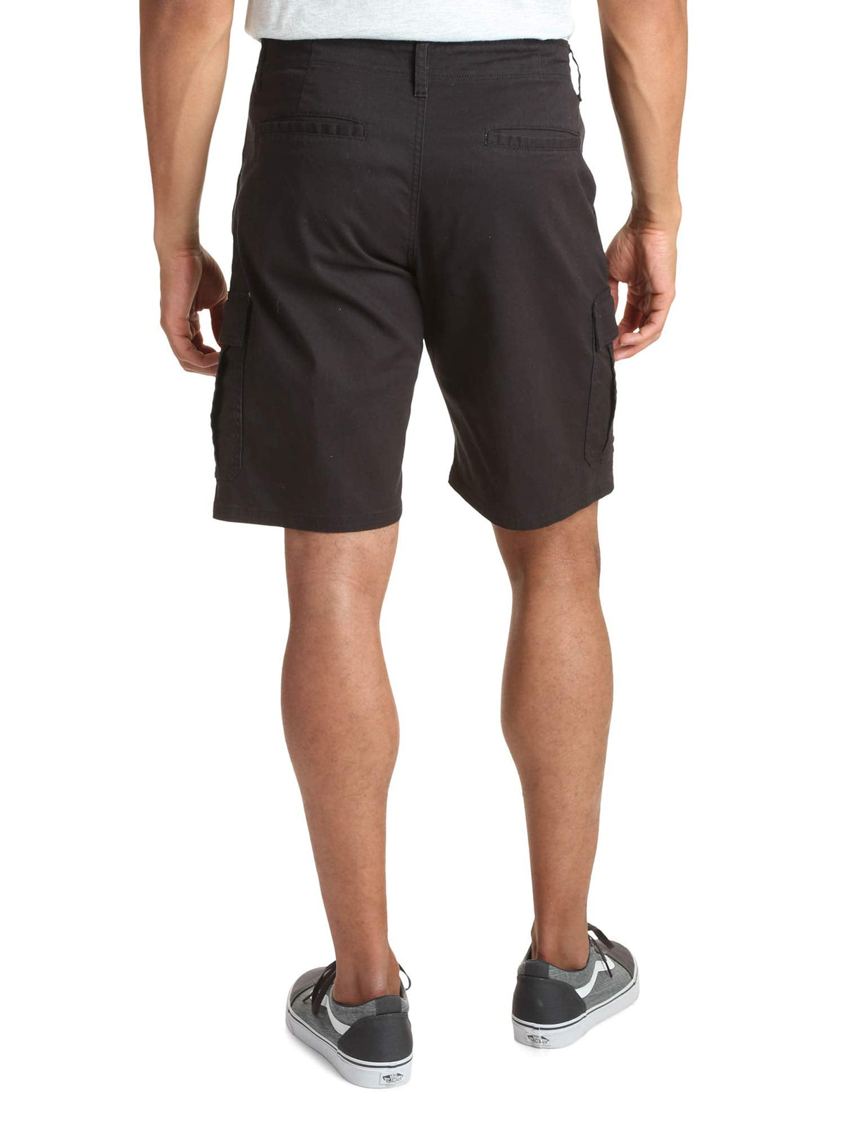 Wrangler Authentics Men's Classic Cargo Stretch Short, Black Twill, 34 🍁 All In One Marketplace Canada