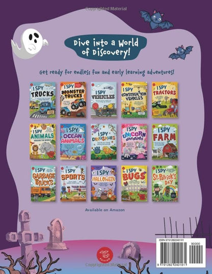 I Spy Halloween in the Spooky Mansion: Spot Pumpkins, Candy, Friendly Monsters & More! A Cute Halloween Gift for Toddlers