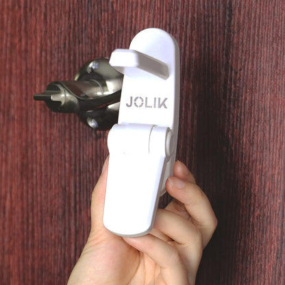 Jolik Improved Childproof Door Lever Lock(2 Pack)& Handles Premium Bonding Adhesive - door handle child proof 🍁 All In One Marketplace Canada