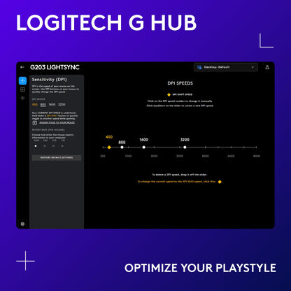 Logitech G203 Wired Gaming Mouse - Lilac 🍁 All In One Marketplace Canada