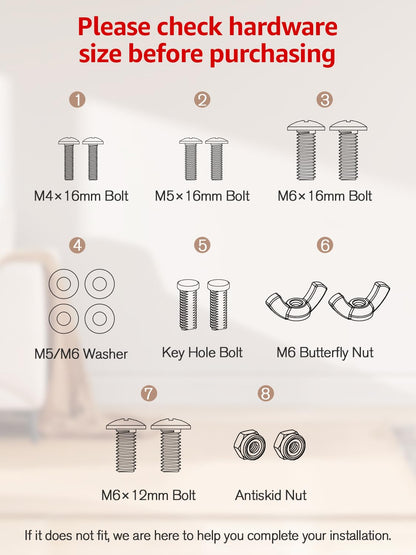 Mounting Dream Sound Bar Mount Bracket for Mounting Above or Under TV, Fits Most Sound Bars Up to 15 Lbs, with Detachable Long Extension Plates MD5420 🍁 All In One Marketplace Canada