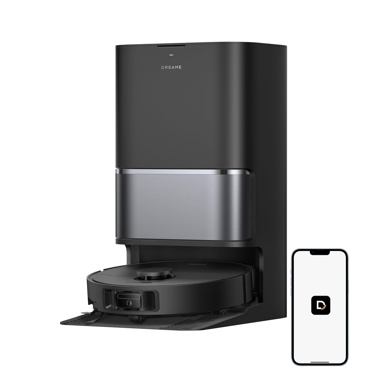 DREAME L40 Ultra Gen 2 Robot Vacuum and Mop with 25,000Pa Suction, Extendable Side Brush and Mop, All-in-One Self-Emptying & Cleaning Dock, Voice & App Control, Black 🍁 All In One Marketplace Canada