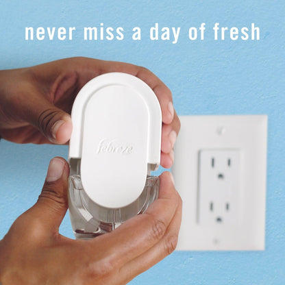 Febreze Plug In Air Freshener, Odor-Fighting Scented Oil Refill, Air Fresheners for Home and Bathroom and Kitchen, Long Lasting for Strong Odors, Linen & Sky Scent, 4 Count 🍁 All In One Marketplace Canada