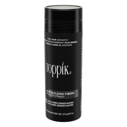 TOPPIK Hair Building Fibers, Black, VALUE SIZE 27.5 g, Fill In Fine or Thinning Hair, Instantly Thicker Looking, Multiple Shades for Men & Women 🍁 All In One Marketplace Canada