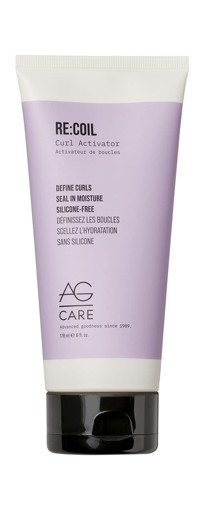 AG Care Re:Coil Curl Activator Curl Cream with Keratin Amino Acids - Ultra-Nourishing Curly Hair Cream for Defined, Healthy Curls, 6 Fl Oz 🍁 All In One Marketplace Canada
