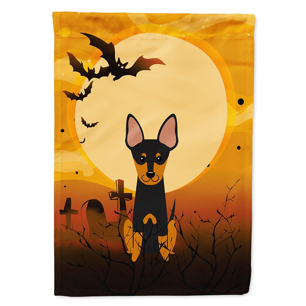 Caroline's Treasures BB4375CHF Halloween English Toy Terrier Flag Canvas House Size, Large, Multicolor