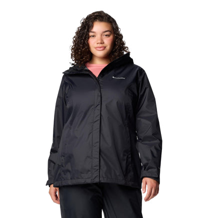 Columbia Womens Arcadia II Waterproof Rain Jacket, Black, X-Large 🍁 All In One Marketplace Canada