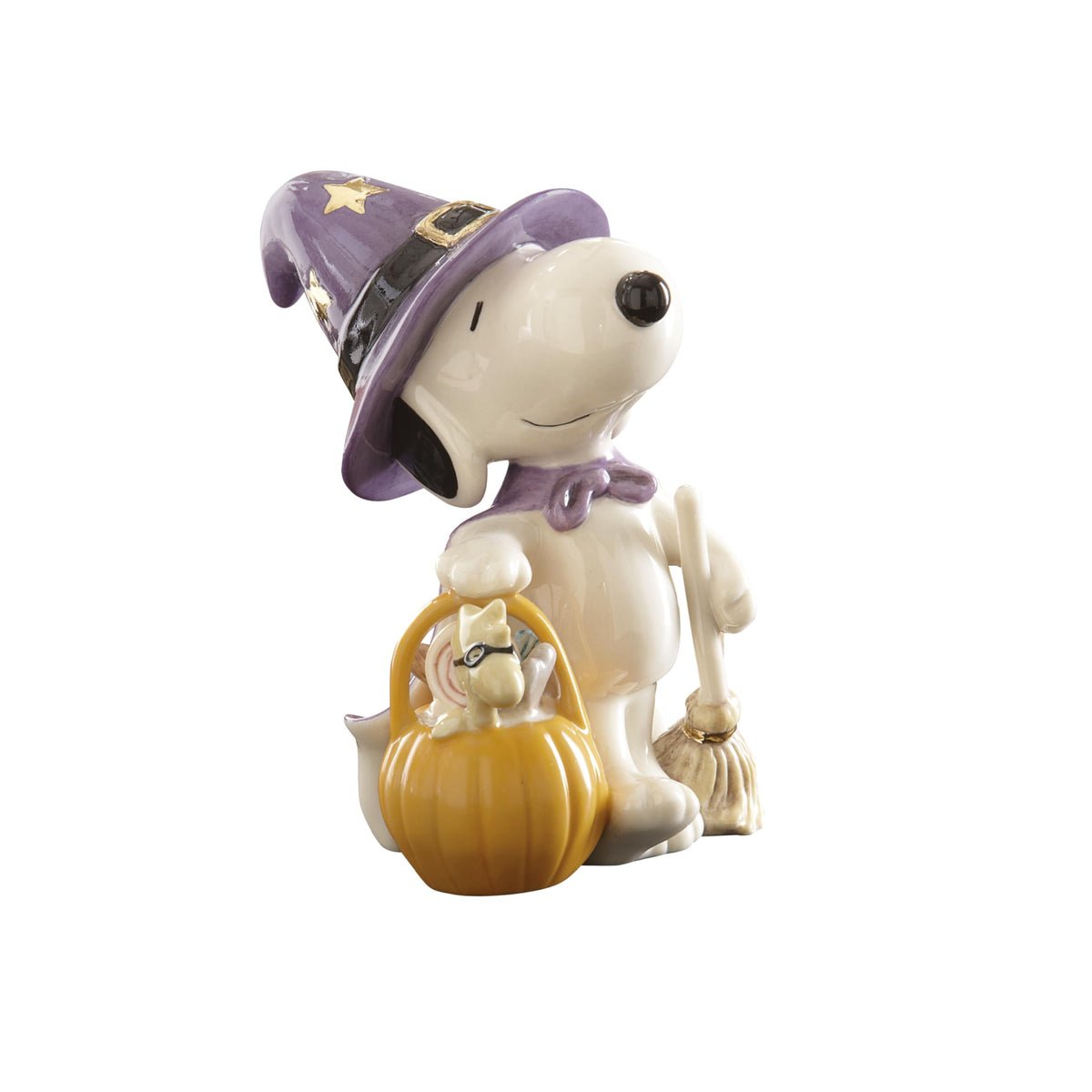 Lenox Peanuts Snoopy Bewitching Treats Halloween Figurine, 4.38-in