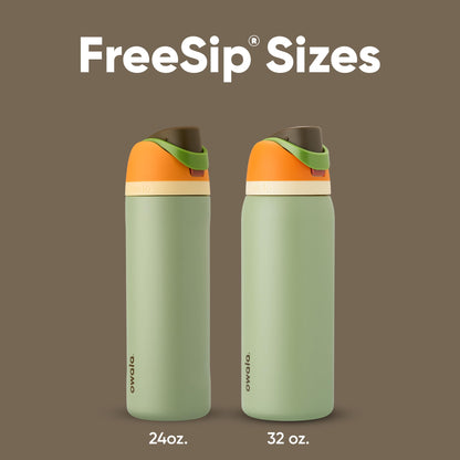 Owala FreeSip Insulated Stainless Steel Water Bottle with Straw, BPA-Free Sports Water Bottle, Great for Travel, 32 Oz, Camo Cool 🍁 All In One Marketplace Canada