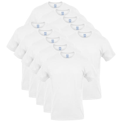 Gildan Men's Crew T-Shirts, Multipack, Style G1100, White (12-pack), Medium 🍁 All In One Marketplace Canada