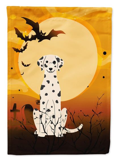 Caroline's Treasures BB4363CHF Halloween Dalmatian Flag Canvas House Size, Large, Multicolor