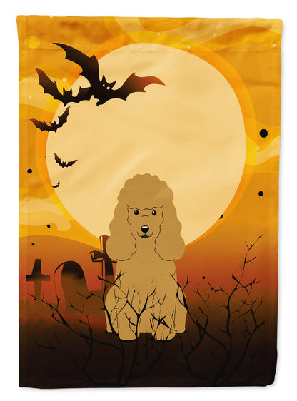 Caroline's Treasures BB4335GF Halloween Poodle Tan Flag Garden Size, Small, Multicolor