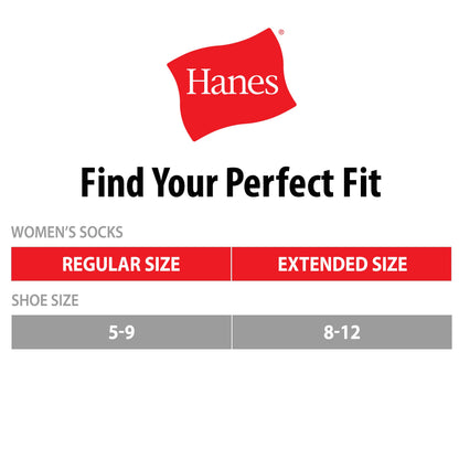 Hanes Womens Value Pack, Ankle Soft Moisture-wicking Socks, Available In 10 And 14-packs, Black - 14 Pack, 5-9 US 🍁 All In One Marketplace Canada