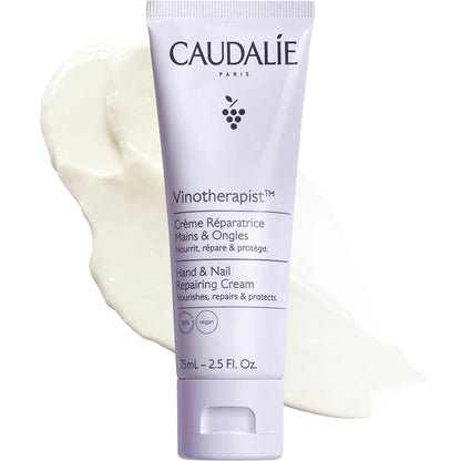 Caudalie Vinotherapist Hand and Nail Cream with Shea Butter and Grapeseed Oil, Vegan and Dermatologically Tested - 75 mL 🍁 All In One Marketplace Canada