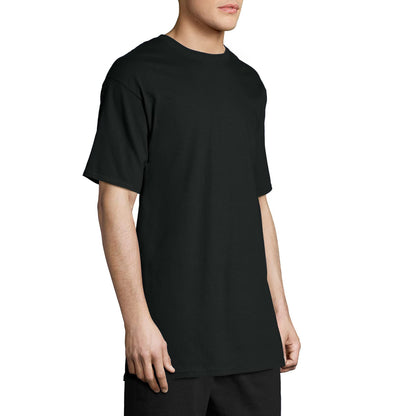 Hanes Size Men's Beefy Short Sleeve Tee Value Pack (2-Pack), Black, X-Large/Tall 🍁 All In One Marketplace Canada