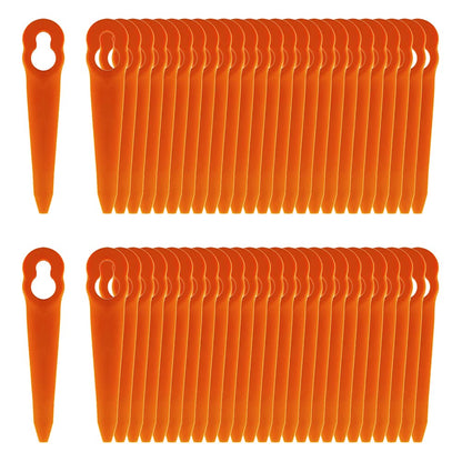 FourShow 100Pcs Plastic Replacement Blades Compatible with STIHL Polycut 2-2 Polycut 3-2 Grass Trimmer FSA 45 FSA 57 FSE 52,Sun Joe 24V-GT10, Redback Swift 40V 🍁 All In One Marketplace Canada