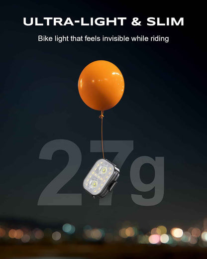 WOCBUY Bike Lights, Ultra-Slim & Lightweight Rechargeable Bicycle Lights Set, [5+6 Modes] Dual USB-C Bike Lights Front and Back, IP65 Waterproof Bicycle Lights for Night Riding Road Mountain Cycling 🍁 All In One Marketplace Canada