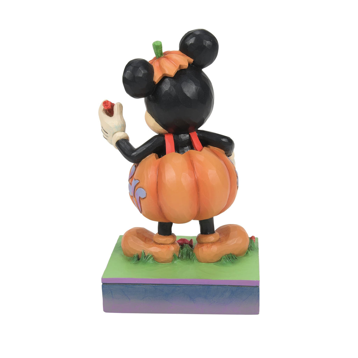 Enesco Disney Traditions by Jim Shore Halloween Mickey Mouse in Pumpkin Costume Figurine, 6.125 Inch, Multicolor