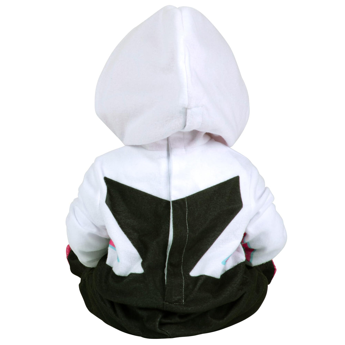 Marvel Spider-Gwen Official Infant Deluxe Halloween Costume - Premium Minky Fabric and Non-Slip Grip Booties (6-12M)