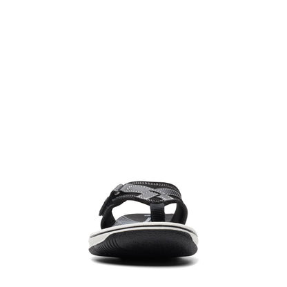 Clarks womens BREEZE SEA Flip Flops, Black, 8 US 🍁 All In One Marketplace Canada