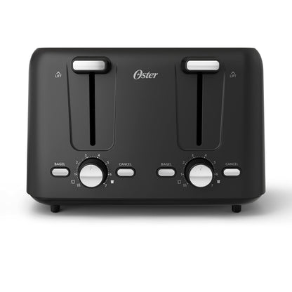 Oster 4-Slice Toaster with Bagel and Reheat Settings and Extra-Wide Slots, Black 🍁 All In One Marketplace Canada