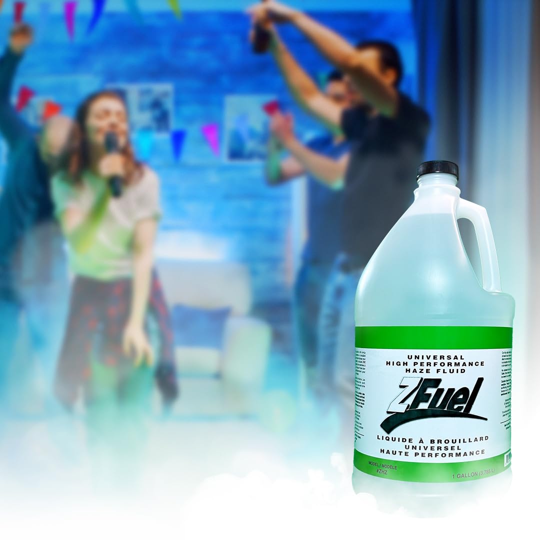 Z Fuel ZHZ Universal High Performance Oil Based Haze Fluid - 3.78 Litres - Formulated for Oil Based Haze Machine - Perfect for Halloween, Parties, Weddings, Clubs