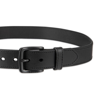 Levi's Casual Belt-Dress for Men Jeans with Thick Strap and Buckle, Matte Black, Medium (34-36) 🍁 All In One Marketplace Canada