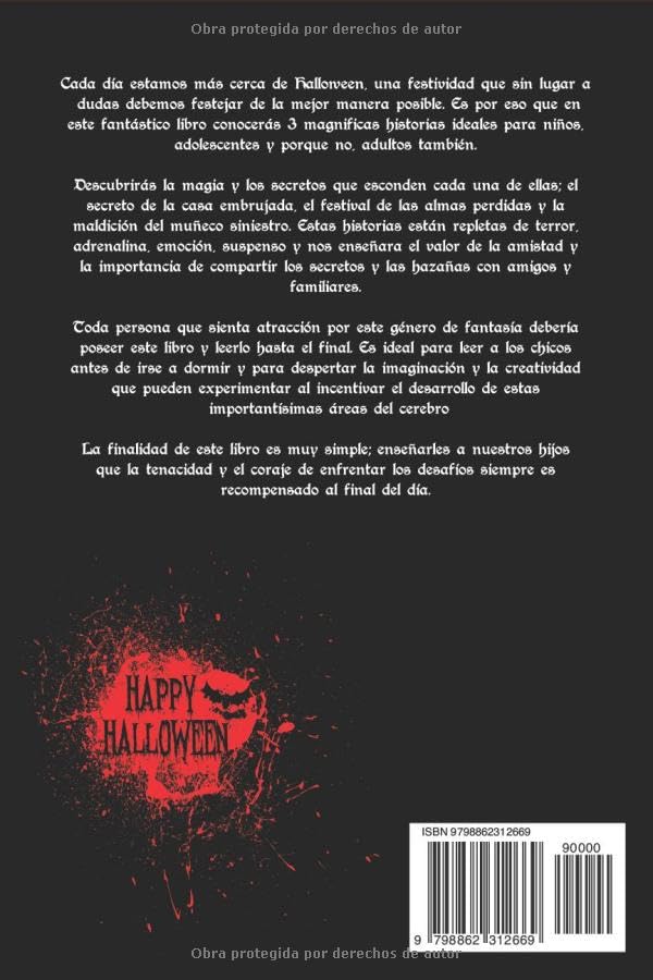 Historias cortas de Halloween para Niños y Adolescentes: Un libro de cuentos de terror y misterio imprescindible que todos los niños y adolescentes deben leer antes de irse a dormir