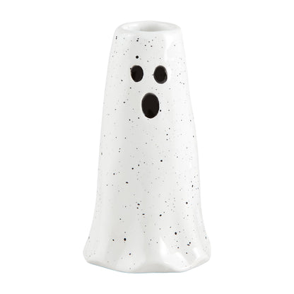 Mud Pie Ghost Vase, Medium Halloween Flower Vase for Fall Home Decor