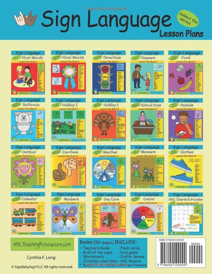 Halloween Sign Language: Coloring & Activity Book
