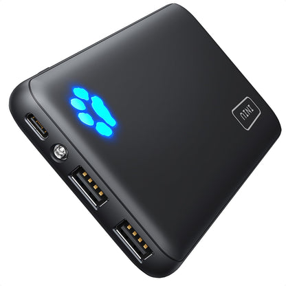INIU Power Bank, Slimmest 10000mAh Portable Charger, Triple 3A High-Speed Charge External Battery Pack with Flashlight, USB C Phone Charger for iPhone 17 16 15 14 13 Samsung S22 Google LG iPad etc 🍁 All In One Marketplace Canada