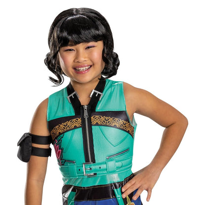 K-Pop Demon Hunters Zoey Wig, Official Girls Halloween Costume Accessory, Child Size