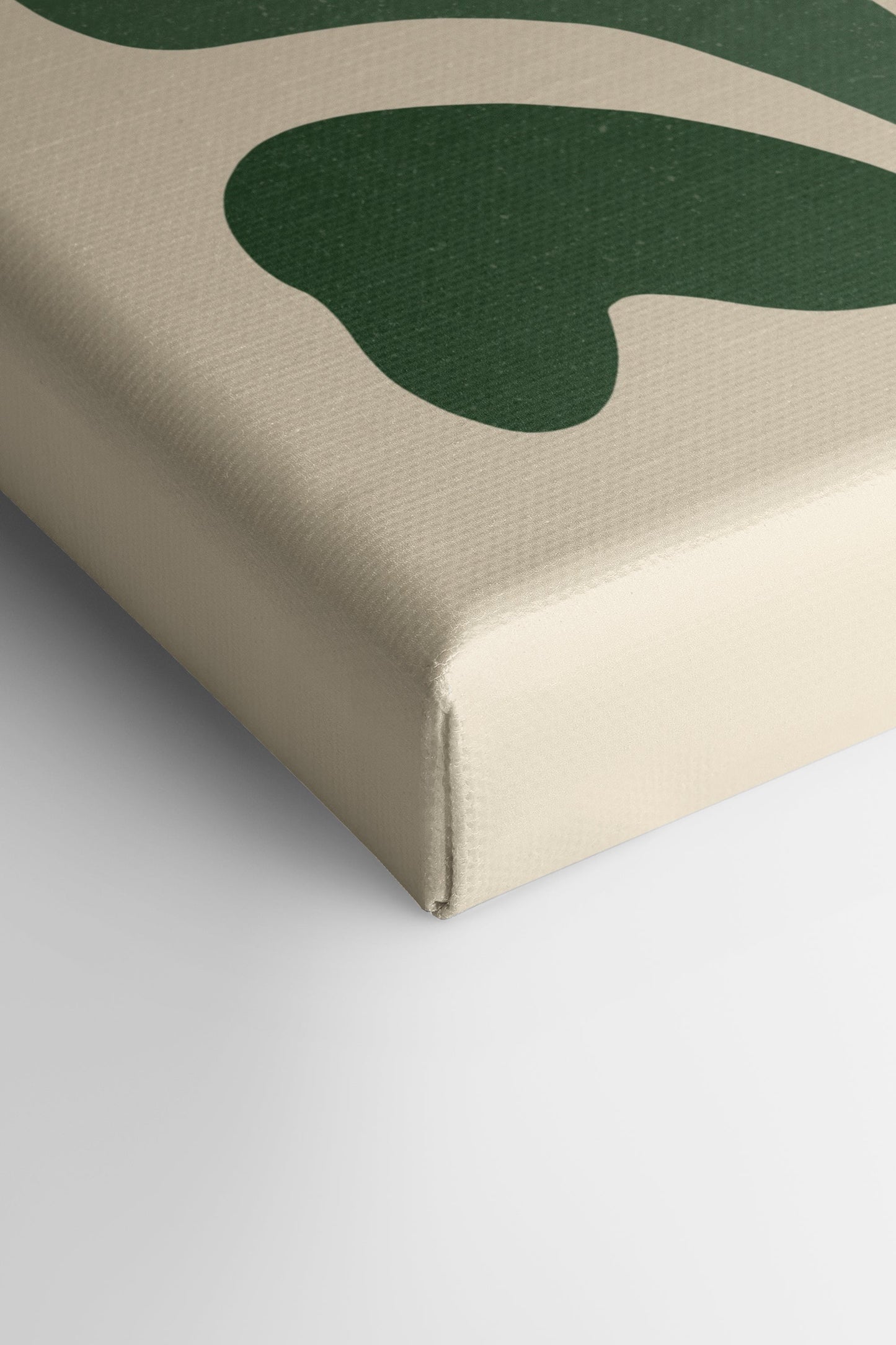 BEIGE PETALS, gedruckte Leinwand