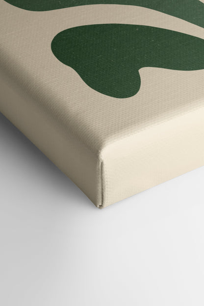 BEIGE PETALS, gedruckte Leinwand