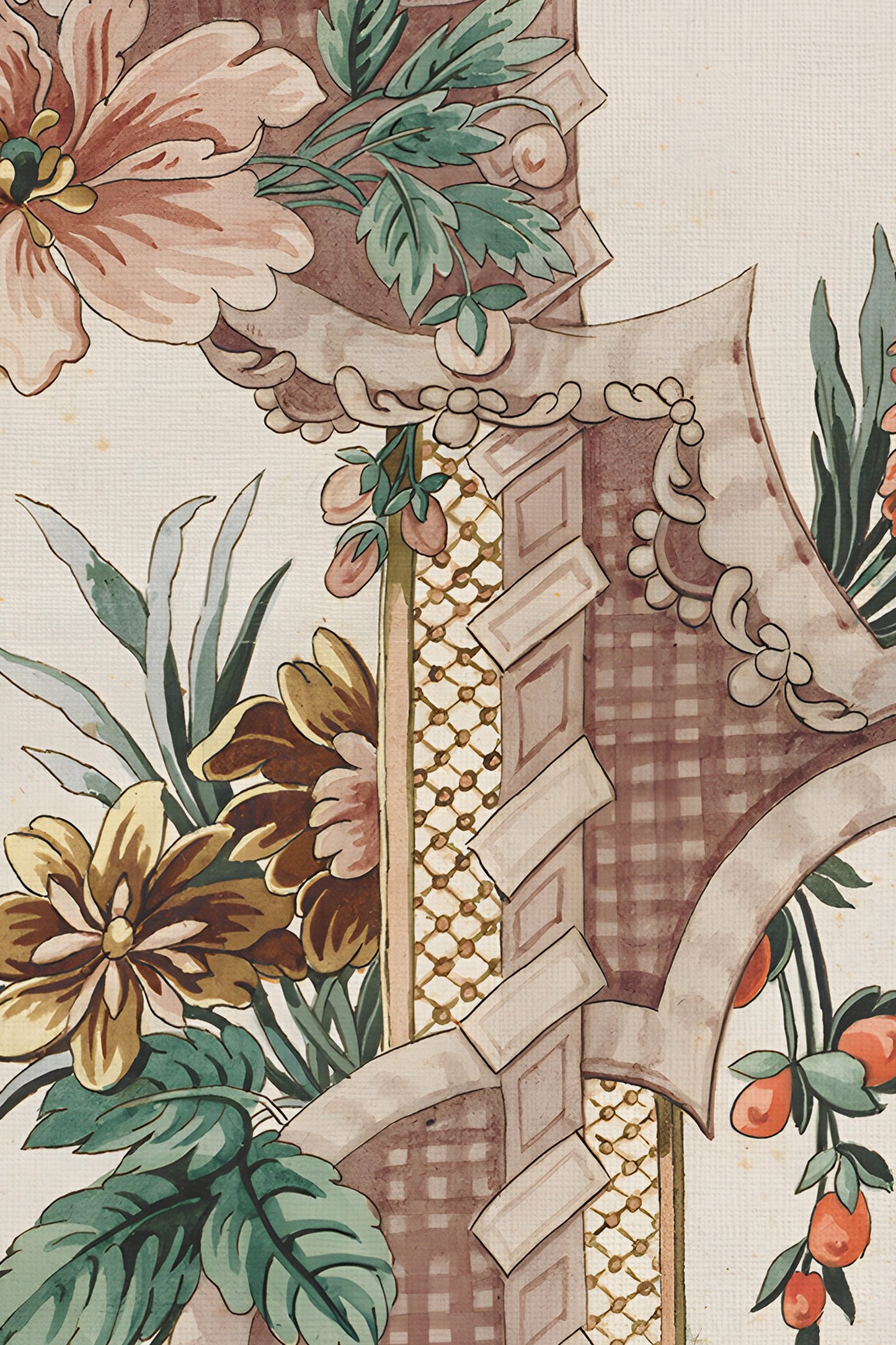 SYMPHONIE BOTANIQUE, SILBERNER VINTAGERAHMEN