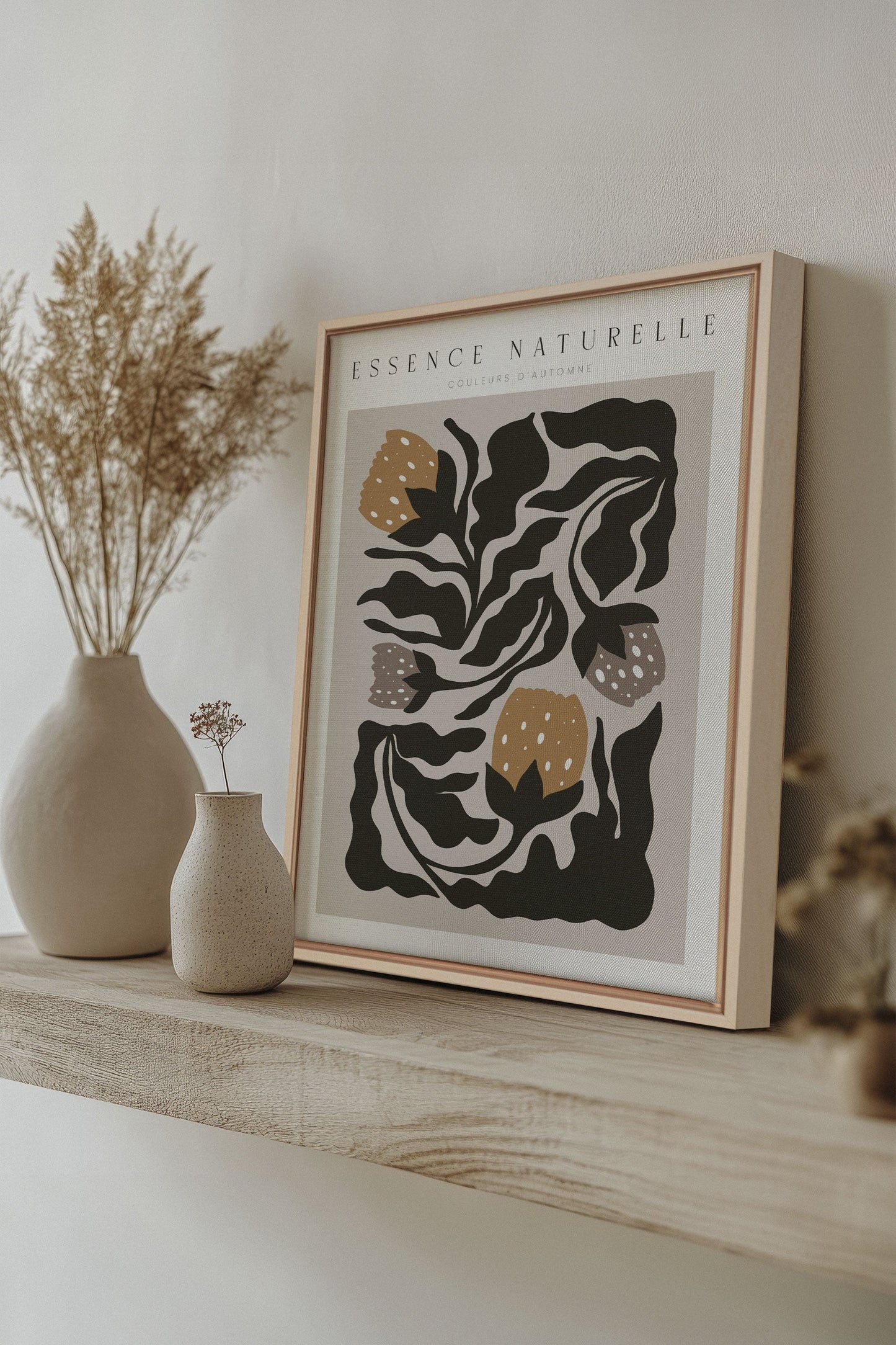 NATÜRLICHE ESSENZ, Kunstwerk auf gespannter Leinwand