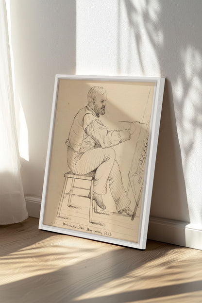 AU FIL DU TRAIT, Werk auf gespannter Leinwand