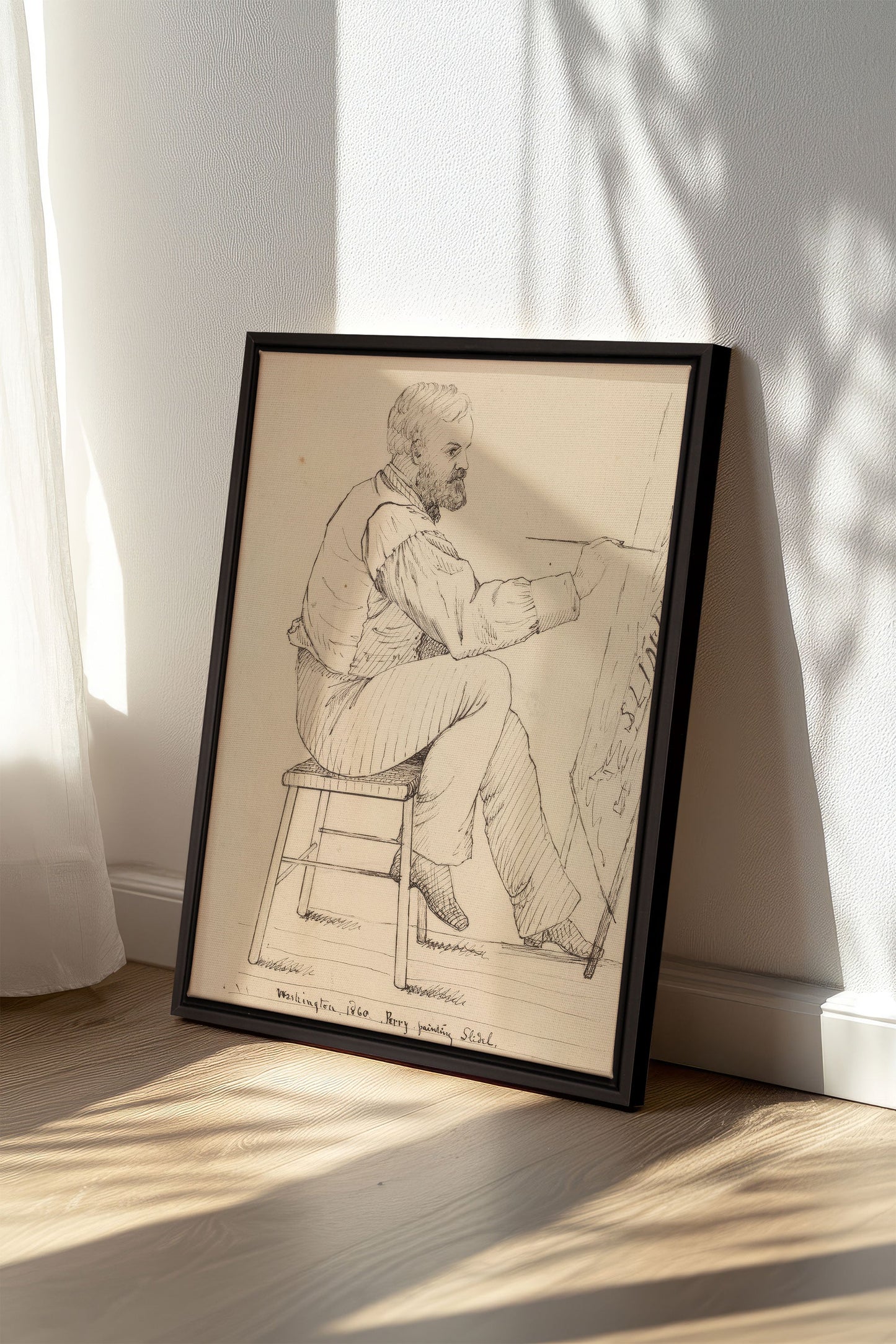 AU FIL DU TRAIT, Werk auf gespannter Leinwand