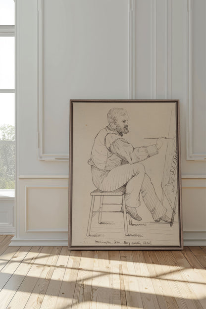 AU FIL DU TRAIT, Werk auf gespannter Leinwand