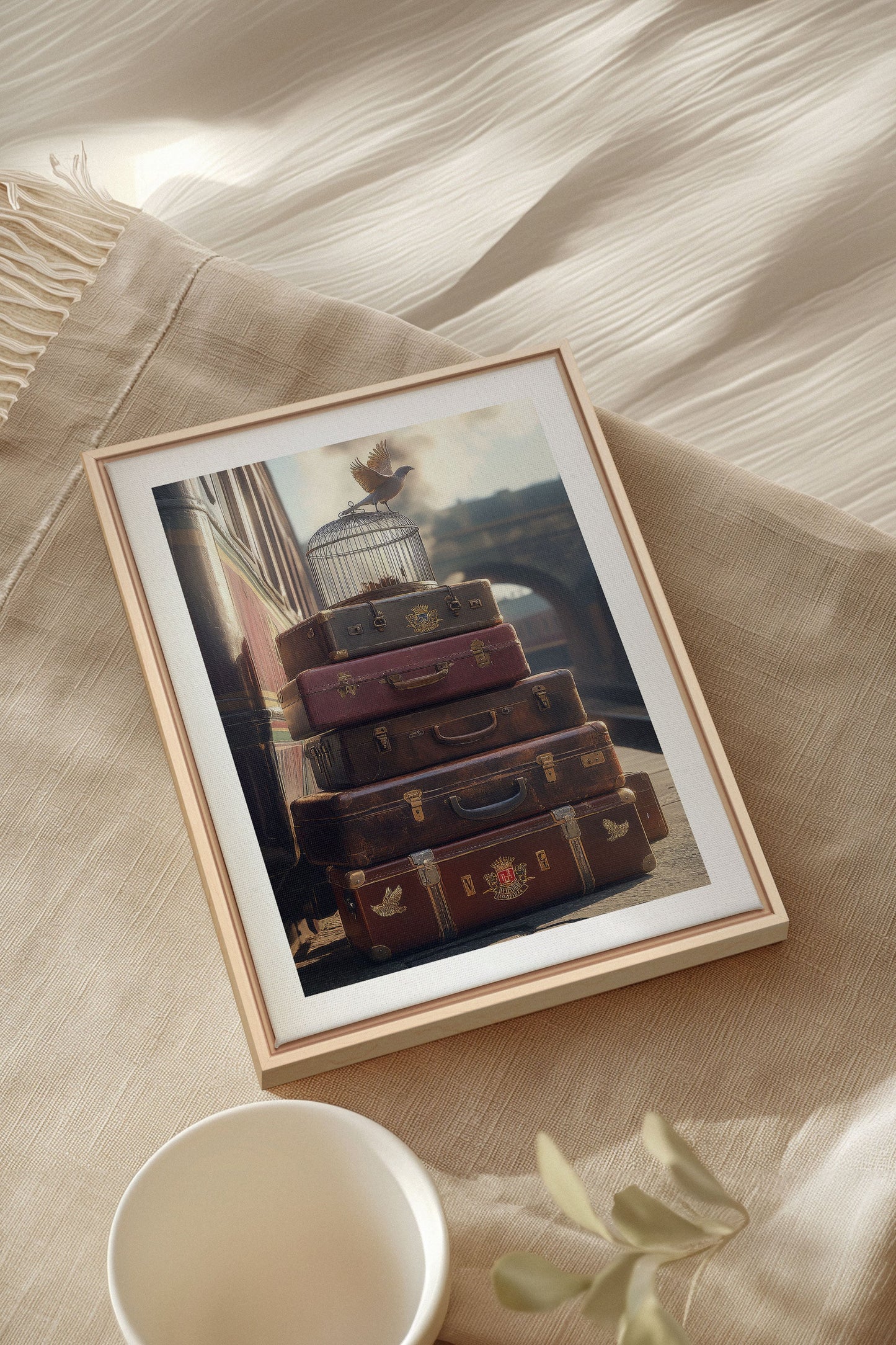 SECRET JOURNEY, Oeuvre sur toile étirée