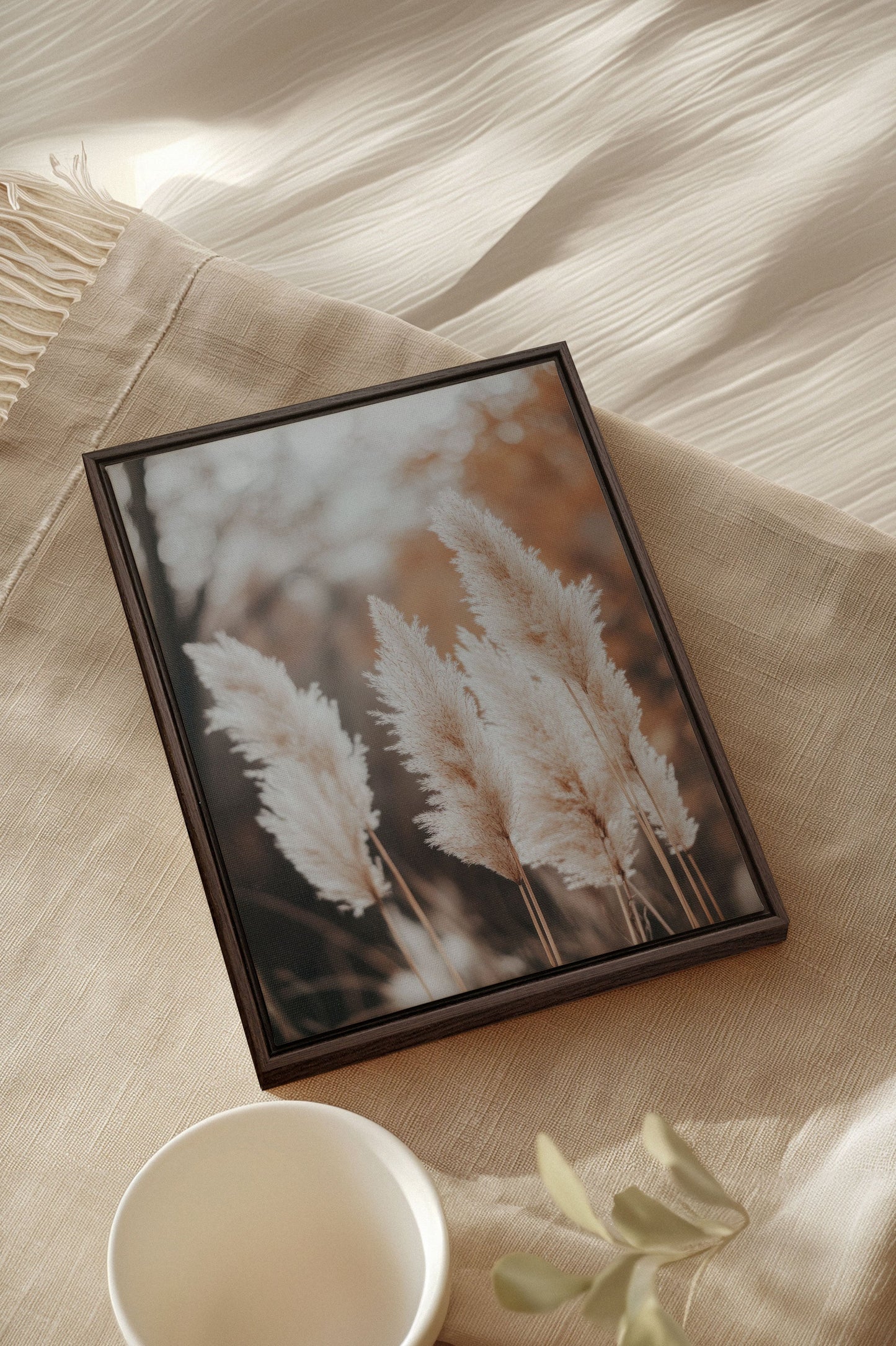 GOLDEN FEATHER, Werk auf gespannter Leinwand