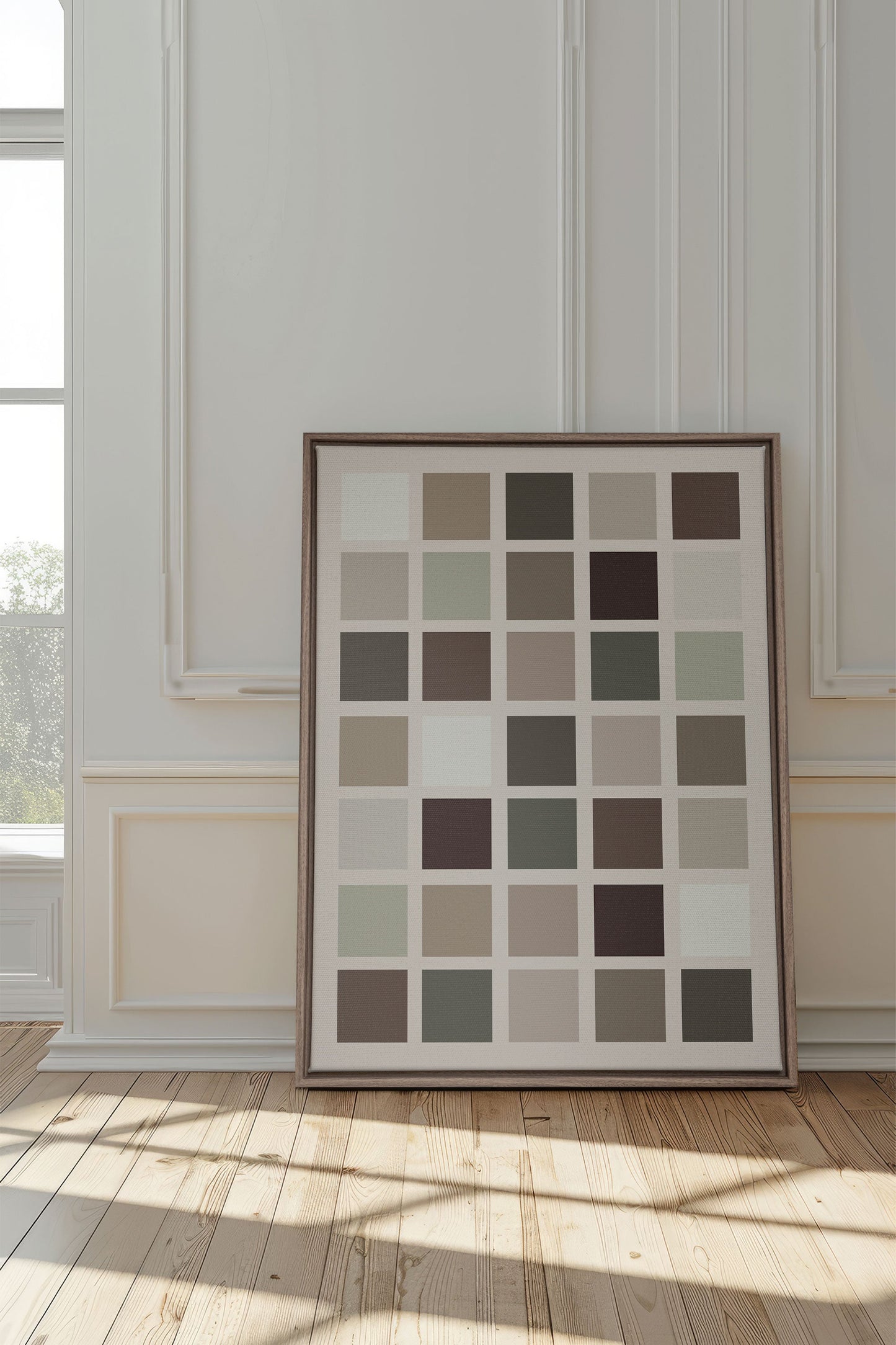 ORGANIZED TONES, Werk auf gespannter Leinwand
