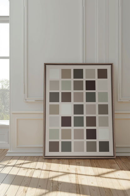 ORGANIZED TONES, Werk auf gespannter Leinwand